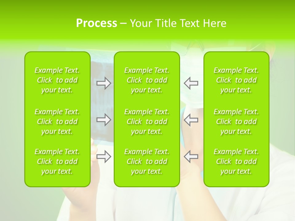Female Doctor With Jaw Xray PowerPoint Template