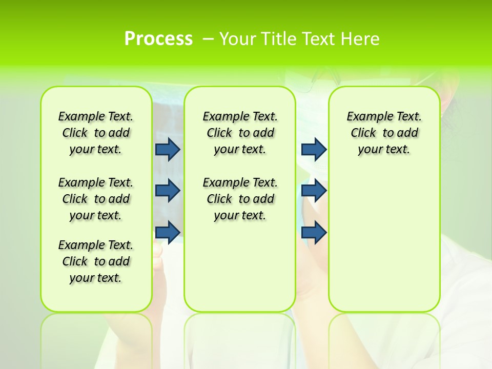 Female Doctor With Jaw Xray PowerPoint Template