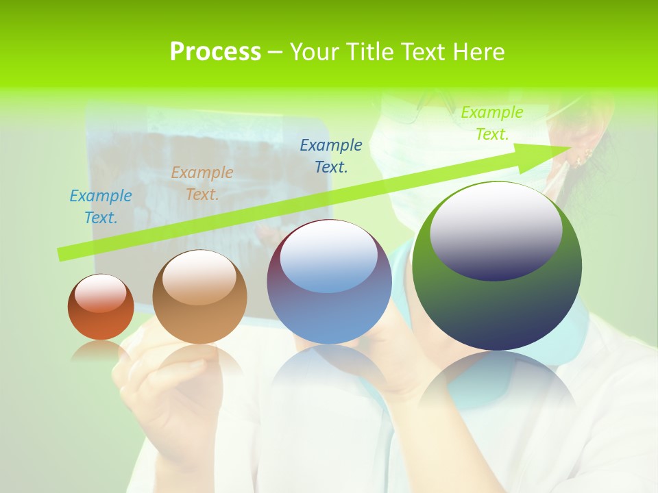 Female Doctor With Jaw Xray PowerPoint Template