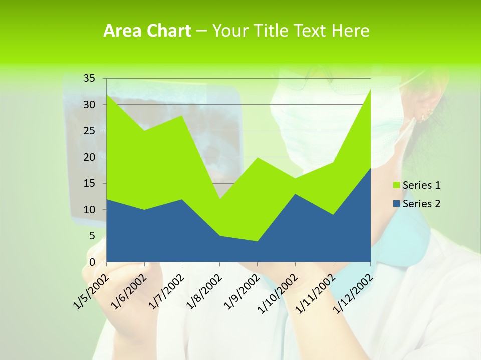 Female Doctor With Jaw Xray PowerPoint Template