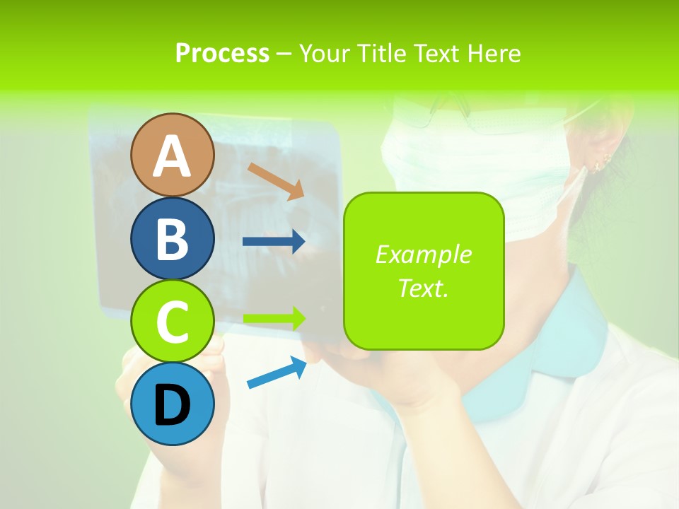 Female Doctor With Jaw Xray PowerPoint Template