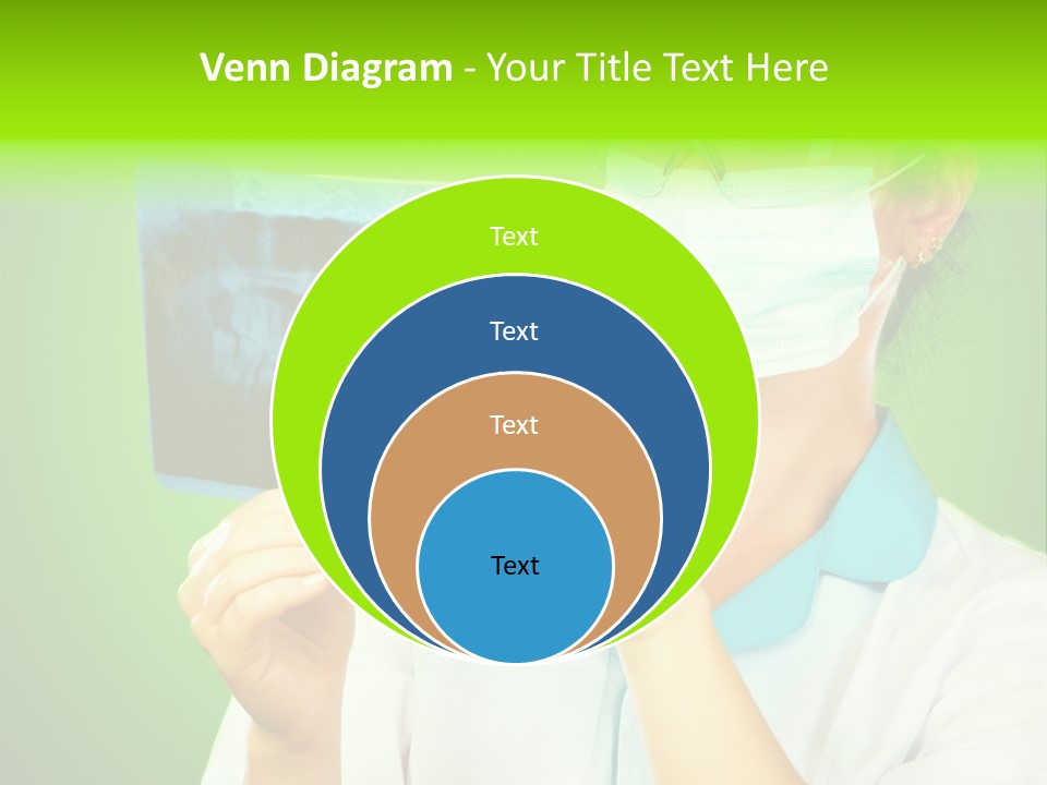 Female Doctor With Jaw Xray PowerPoint Template