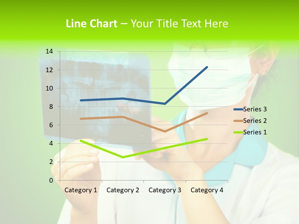Female Doctor With Jaw Xray PowerPoint Template