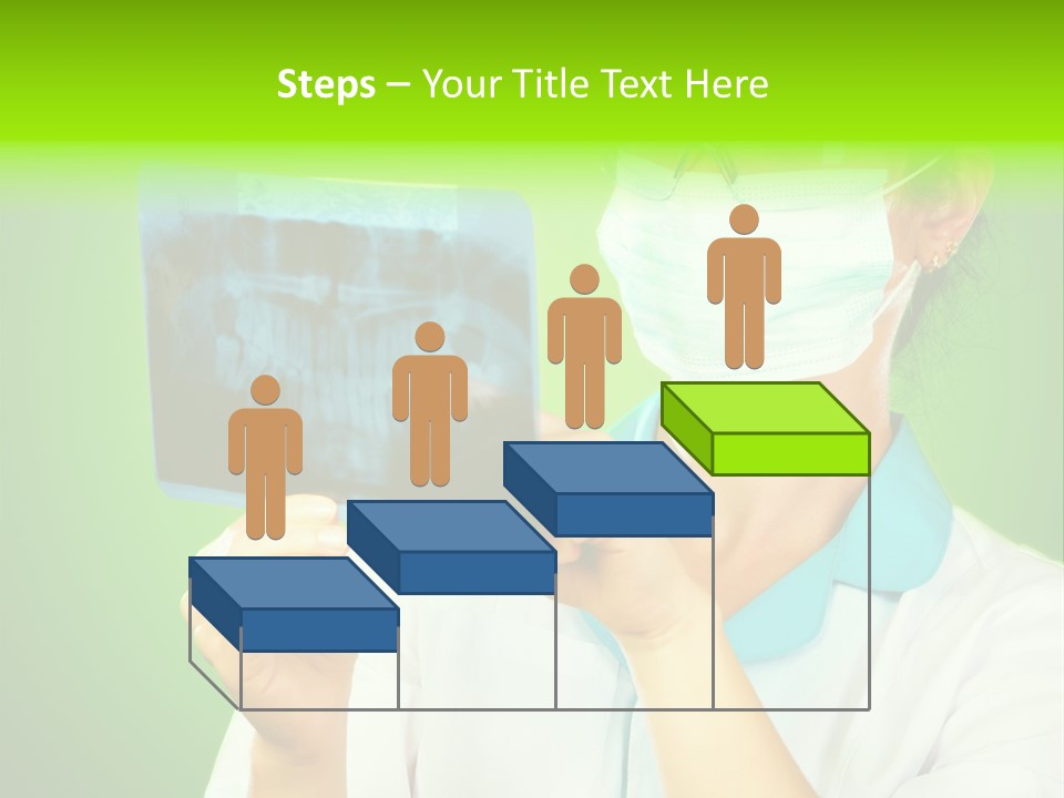 Female Doctor With Jaw Xray PowerPoint Template