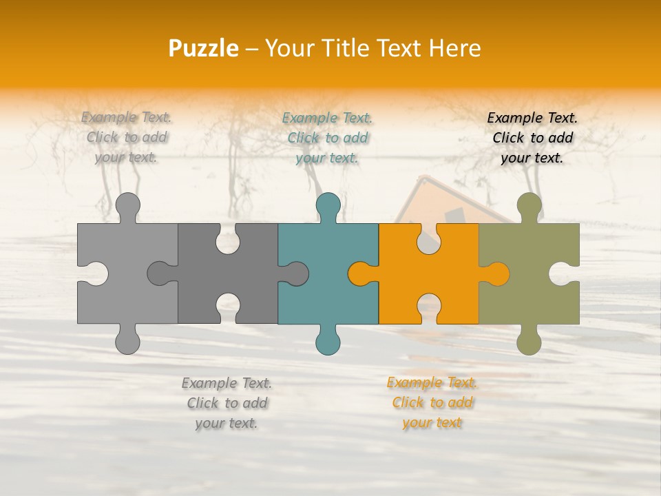 Northern Pacific Rattlesnake (Crotalus Oreganus) Isolated On White Background. PowerPoint Template