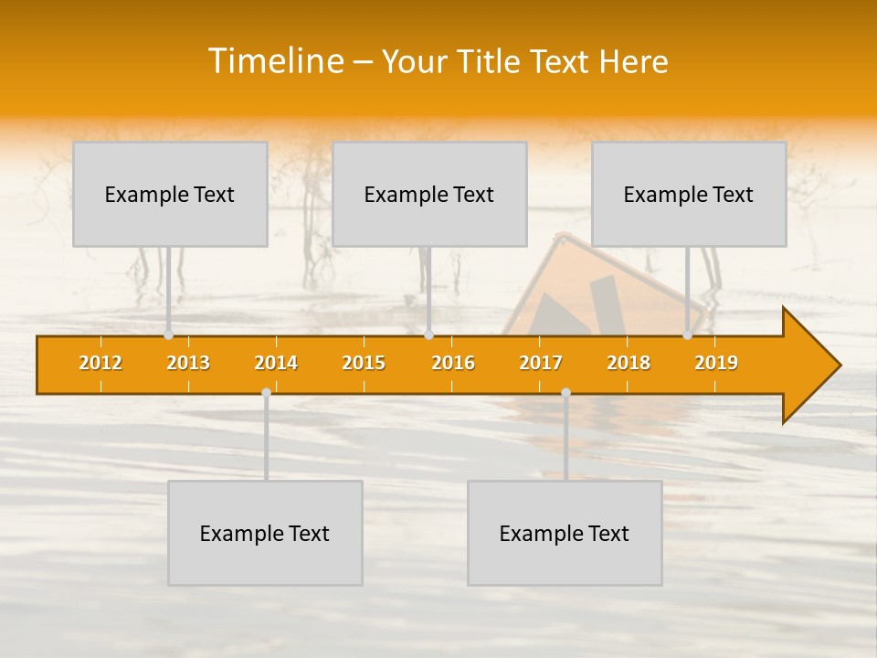 Northern Pacific Rattlesnake (Crotalus Oreganus) Isolated On White Background. PowerPoint Template