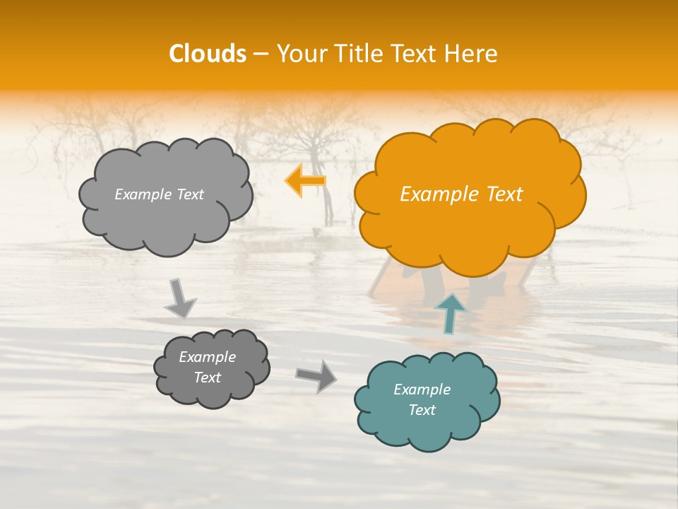 Northern Pacific Rattlesnake (Crotalus Oreganus) Isolated On White Background. PowerPoint Template