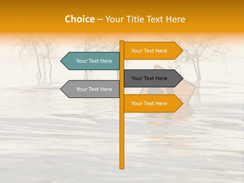 Northern Pacific Rattlesnake (Crotalus Oreganus) Isolated On White Background. PowerPoint Template