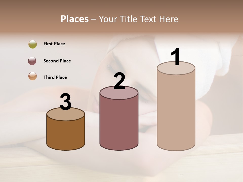 Girl Sleep After Bath PowerPoint Template