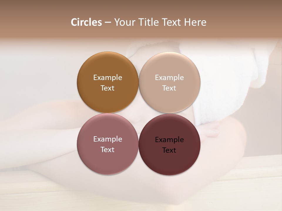 Girl Sleep After Bath PowerPoint Template