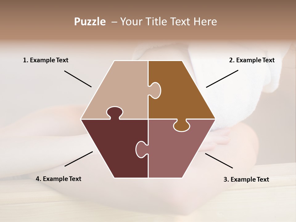 Girl Sleep After Bath PowerPoint Template