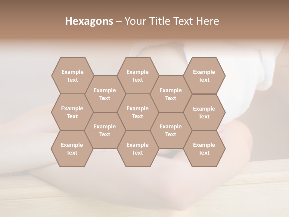 Girl Sleep After Bath PowerPoint Template