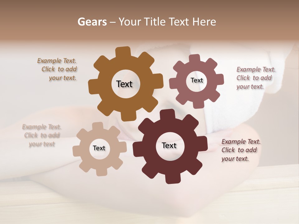 Girl Sleep After Bath PowerPoint Template