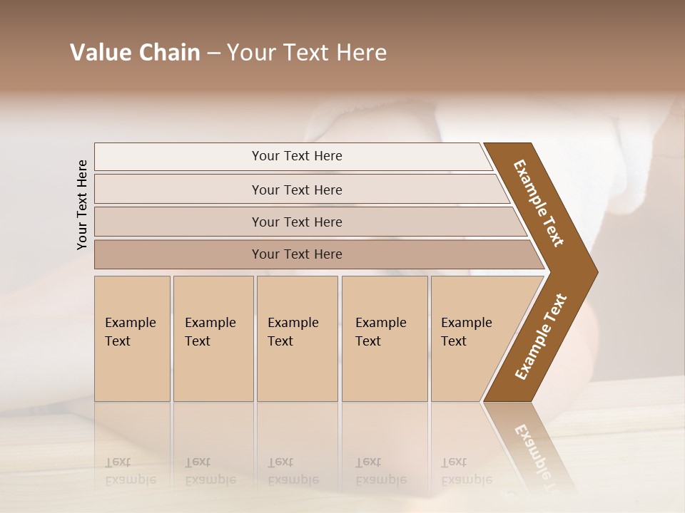 Girl Sleep After Bath PowerPoint Template