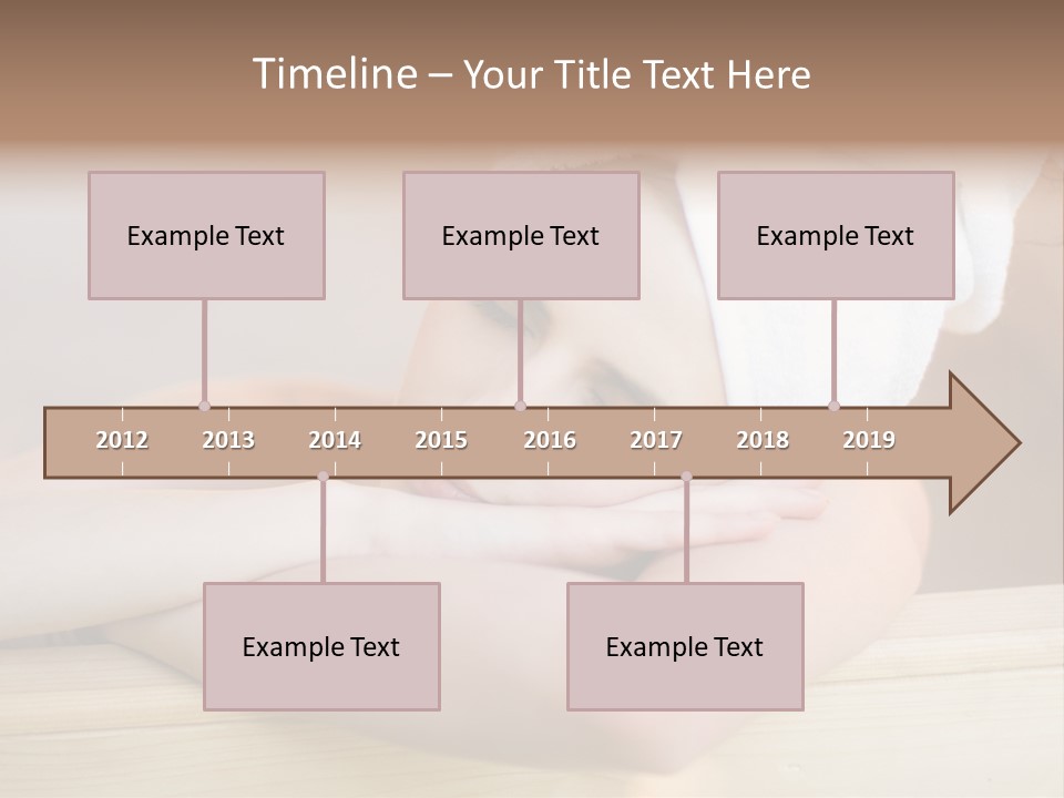 Girl Sleep After Bath PowerPoint Template