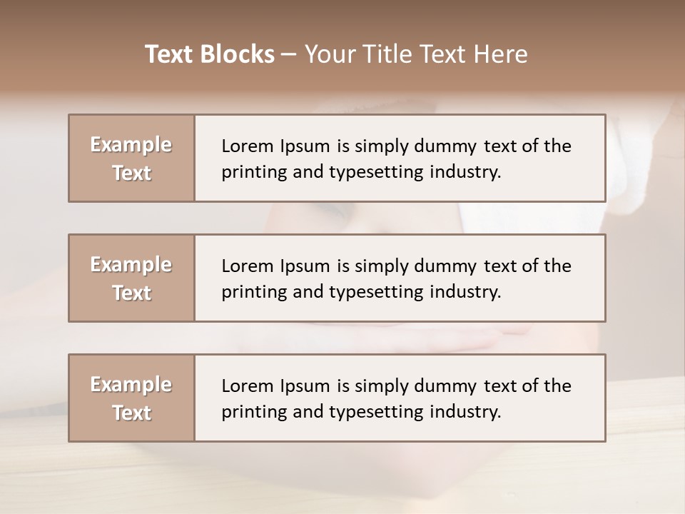 Girl Sleep After Bath PowerPoint Template