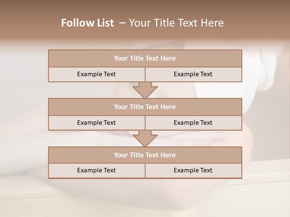 Girl Sleep After Bath PowerPoint Template