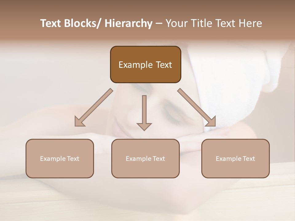 Girl Sleep After Bath PowerPoint Template