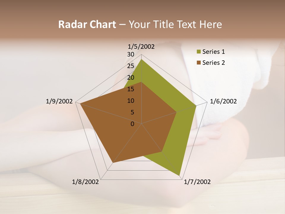 Girl Sleep After Bath PowerPoint Template