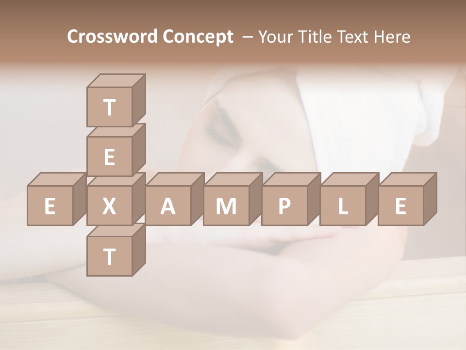 Girl Sleep After Bath PowerPoint Template