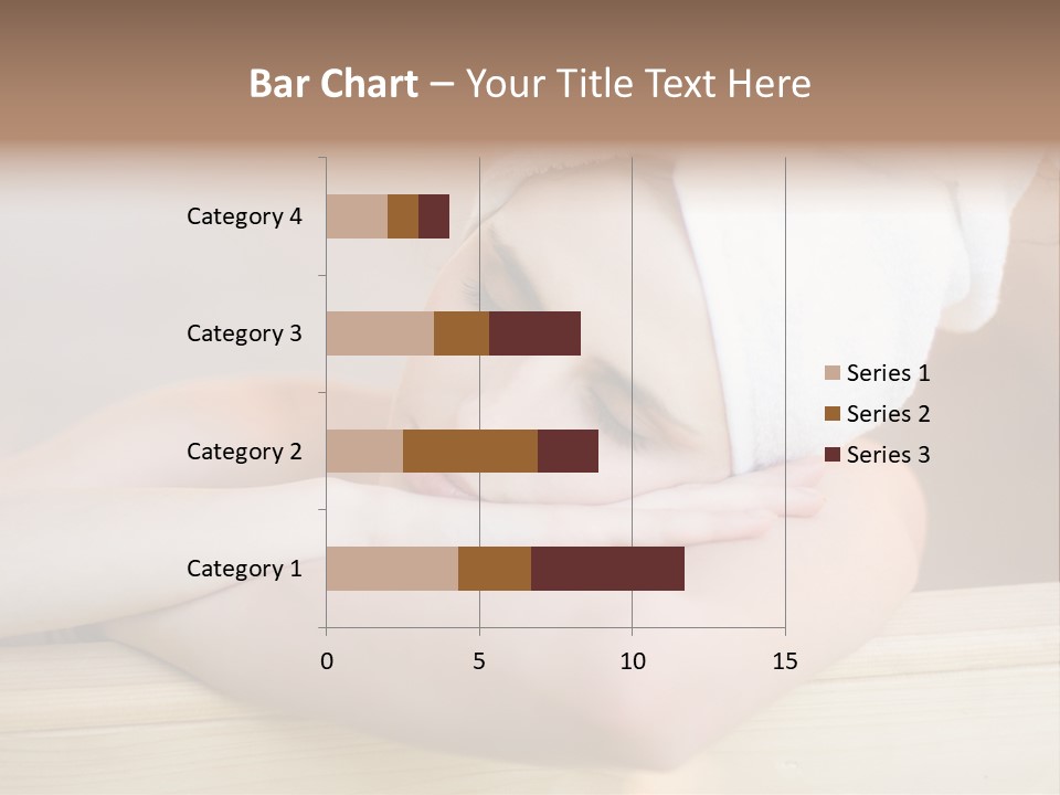 Girl Sleep After Bath PowerPoint Template