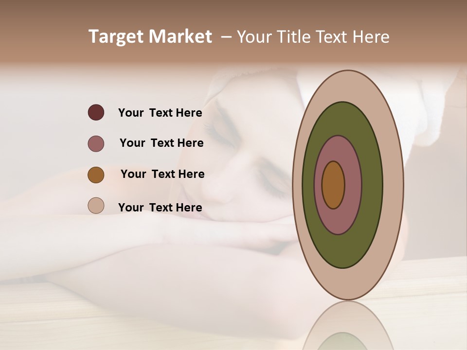 Girl Sleep After Bath PowerPoint Template