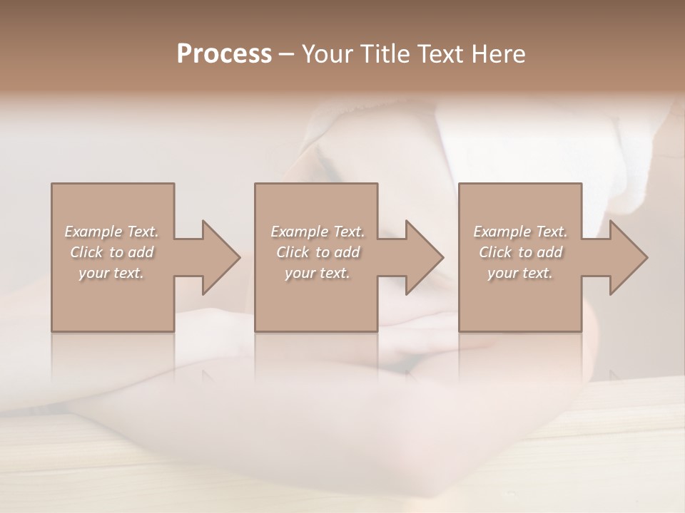 Girl Sleep After Bath PowerPoint Template