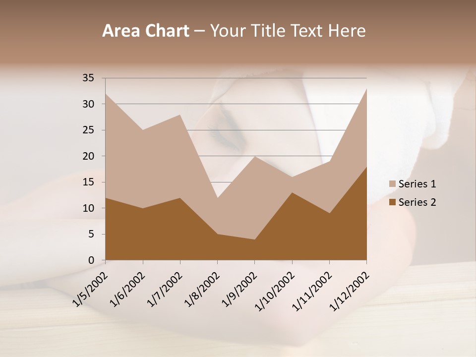 Girl Sleep After Bath PowerPoint Template