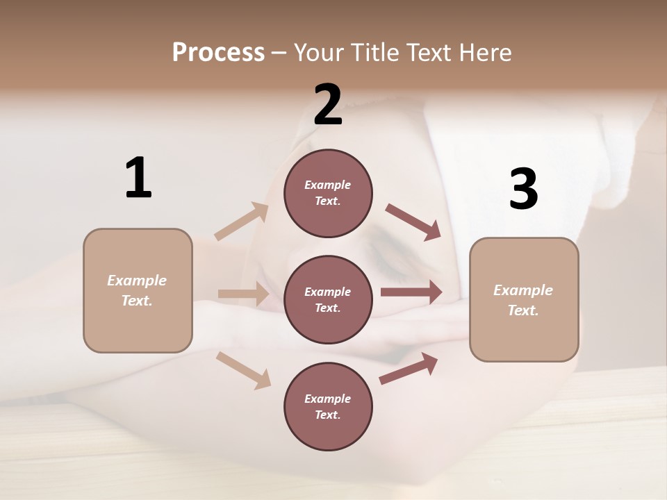 Girl Sleep After Bath PowerPoint Template