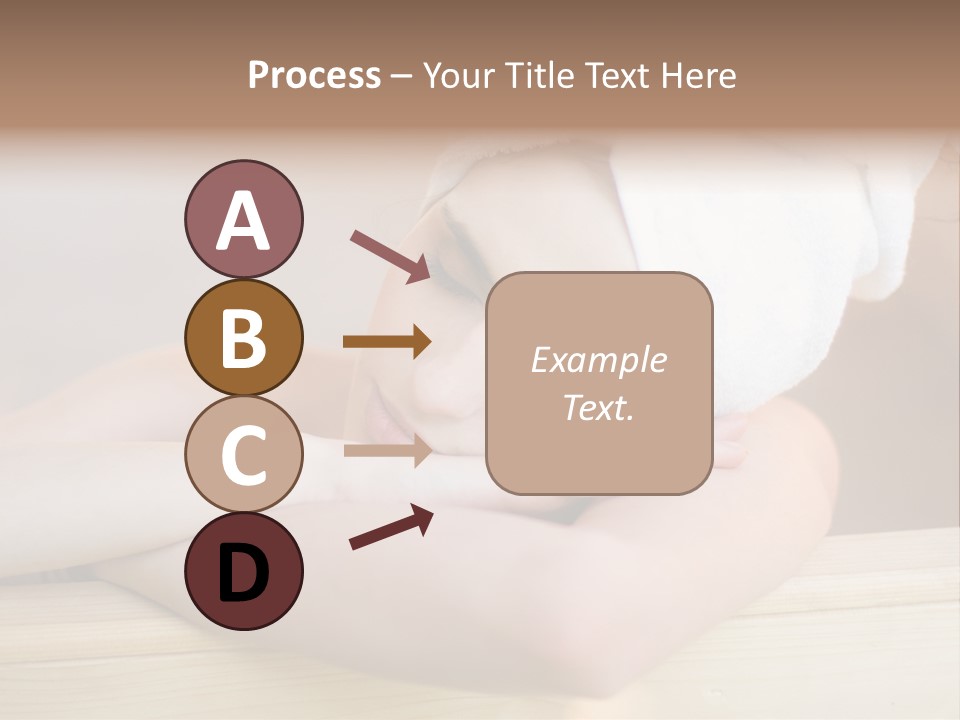 Girl Sleep After Bath PowerPoint Template