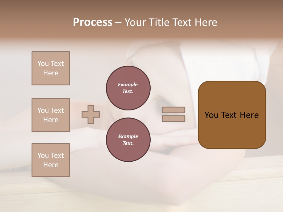 Girl Sleep After Bath PowerPoint Template