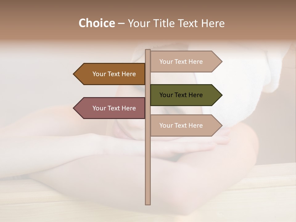 Girl Sleep After Bath PowerPoint Template