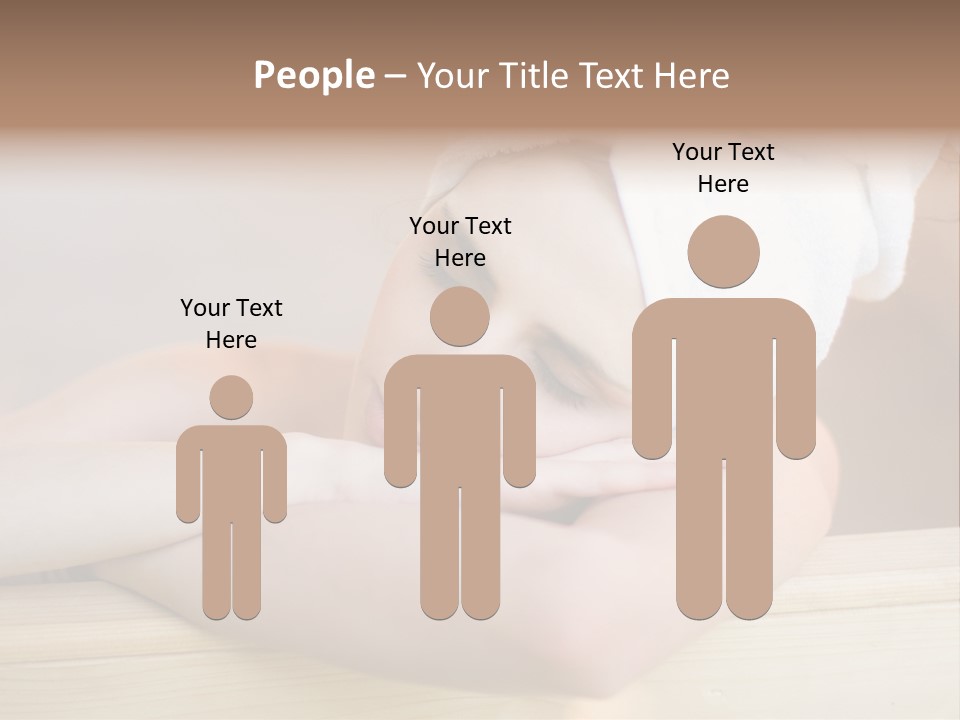 Girl Sleep After Bath PowerPoint Template