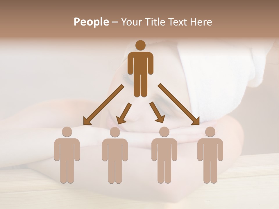 Girl Sleep After Bath PowerPoint Template