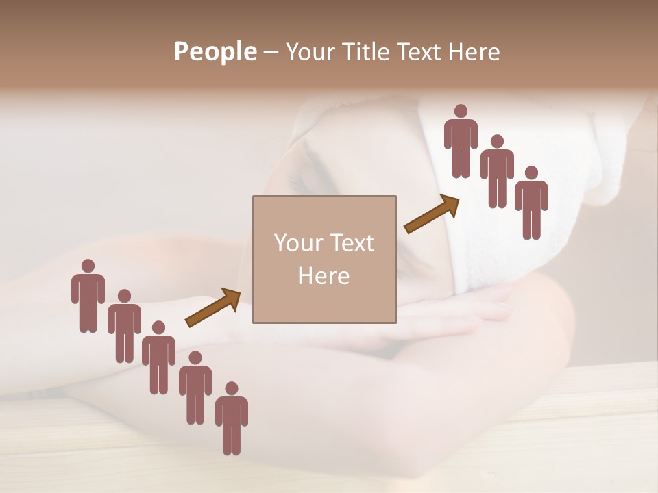 Girl Sleep After Bath PowerPoint Template