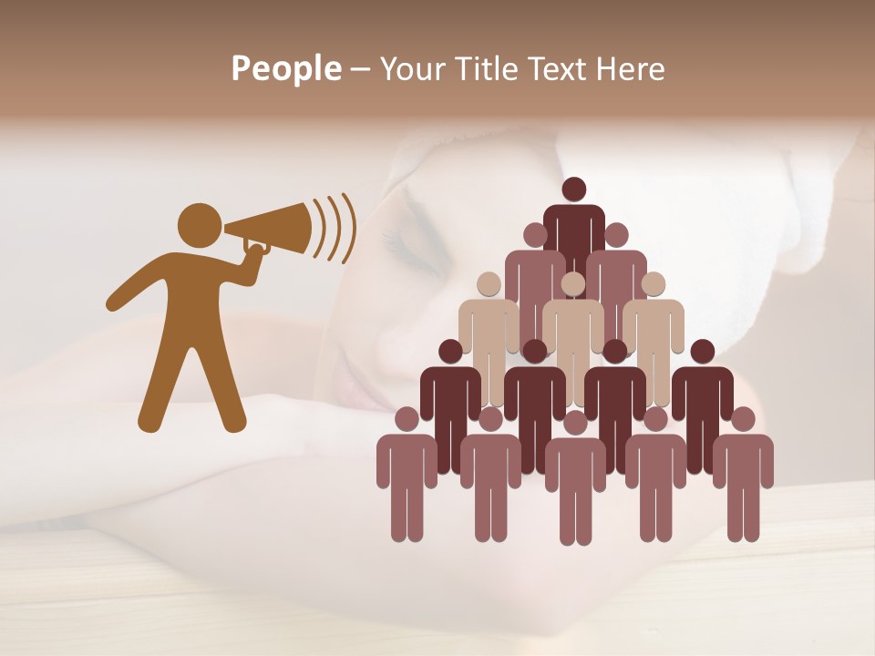 Girl Sleep After Bath PowerPoint Template