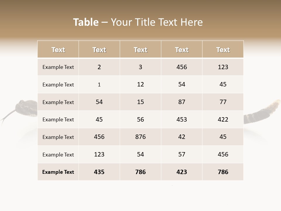 Northern Pacific Rattlesnake (Crotalus Oreganus) Isolated On White Background. PowerPoint Template