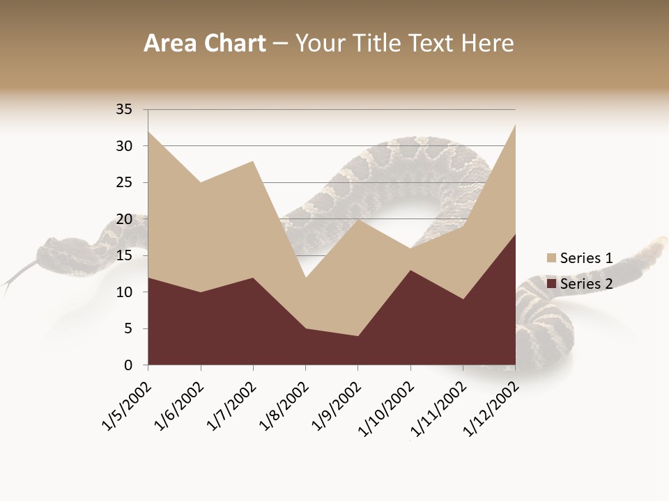 Northern Pacific Rattlesnake (Crotalus Oreganus) Isolated On White Background. PowerPoint Template