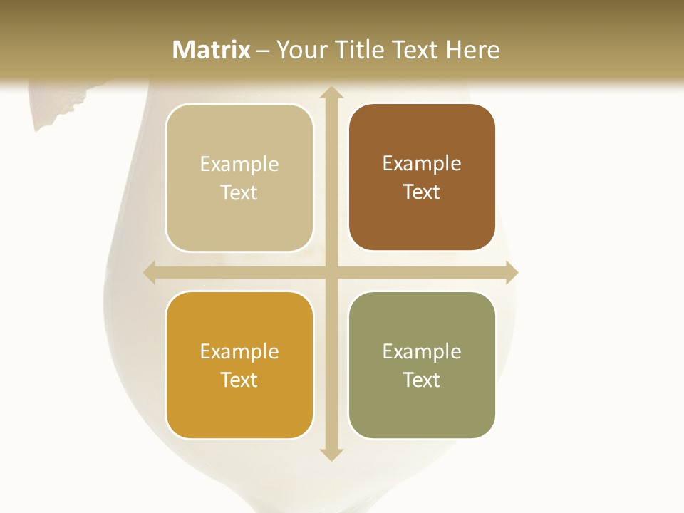 Pina Colada - Cocktail With Cream, Pineapple Juice And Rum. Isolated On White Background PowerPoint Template