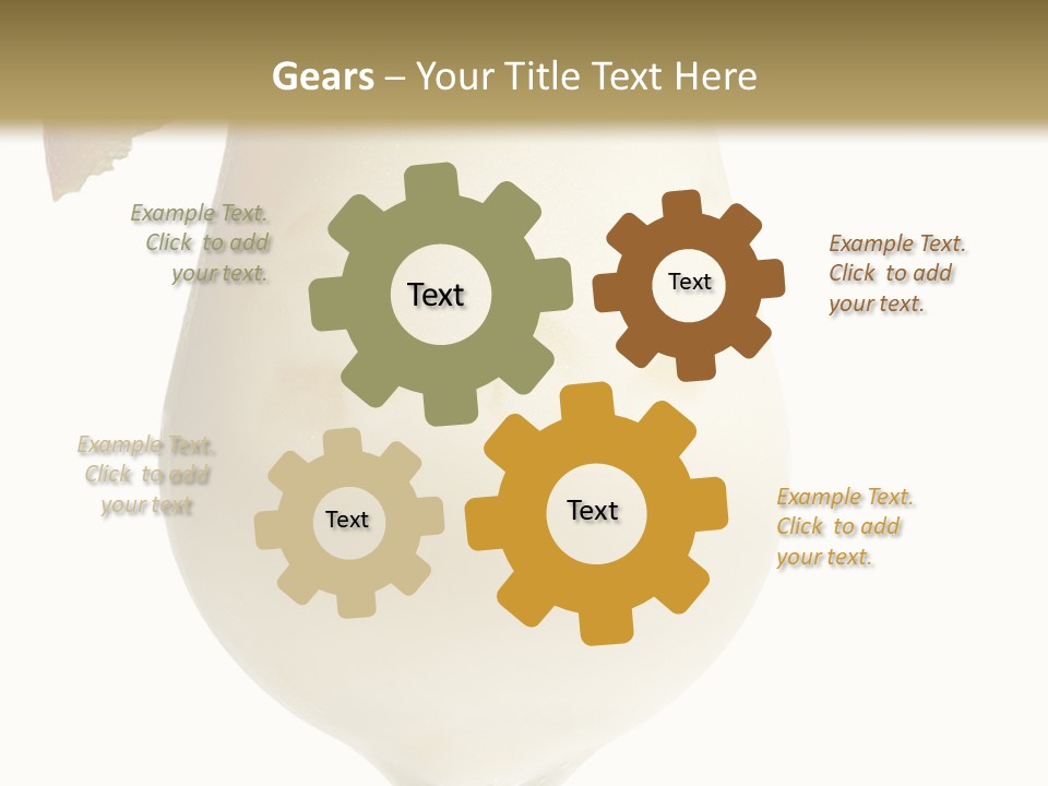 Pina Colada - Cocktail With Cream, Pineapple Juice And Rum. Isolated On White Background PowerPoint Template