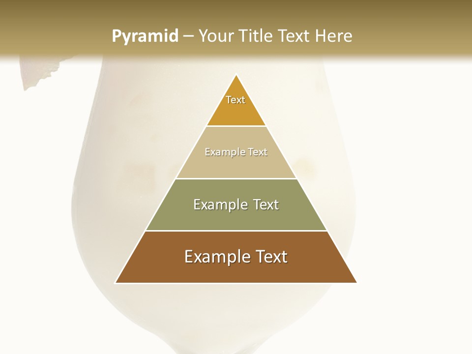 Pina Colada - Cocktail With Cream, Pineapple Juice And Rum. Isolated On White Background PowerPoint Template