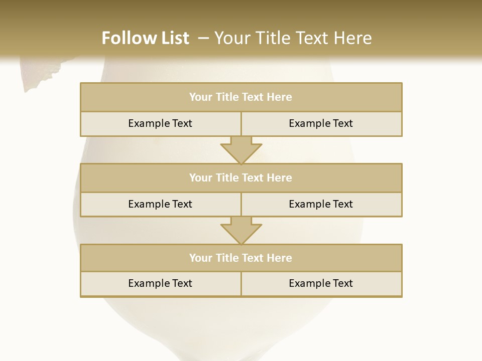 Pina Colada - Cocktail With Cream, Pineapple Juice And Rum. Isolated On White Background PowerPoint Template