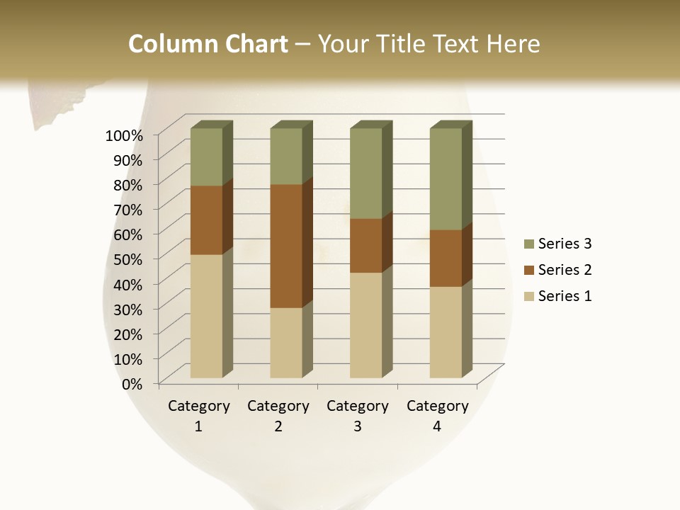 Pina Colada - Cocktail With Cream, Pineapple Juice And Rum. Isolated On White Background PowerPoint Template