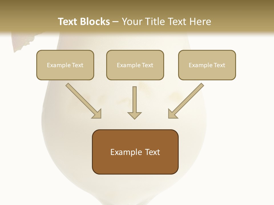 Pina Colada - Cocktail With Cream, Pineapple Juice And Rum. Isolated On White Background PowerPoint Template