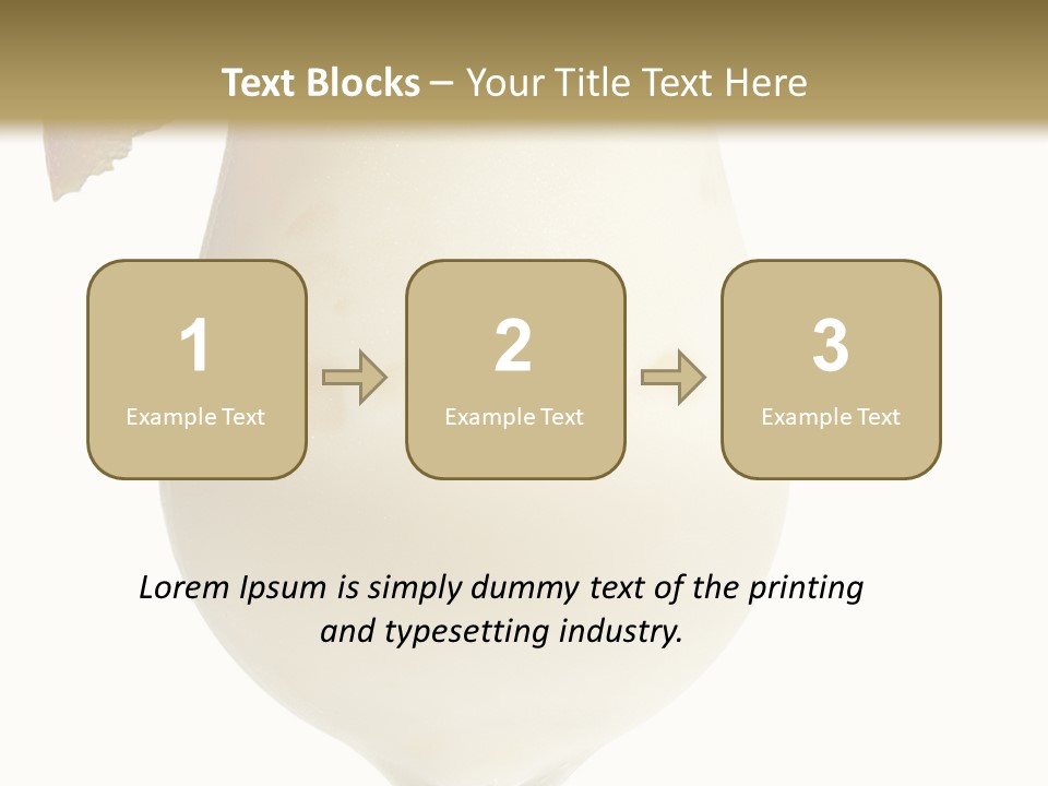 Pina Colada - Cocktail With Cream, Pineapple Juice And Rum. Isolated On White Background PowerPoint Template