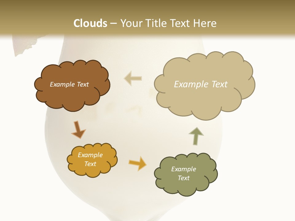 Pina Colada - Cocktail With Cream, Pineapple Juice And Rum. Isolated On White Background PowerPoint Template