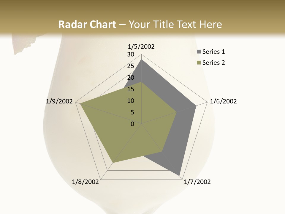 Pina Colada - Cocktail With Cream, Pineapple Juice And Rum. Isolated On White Background PowerPoint Template