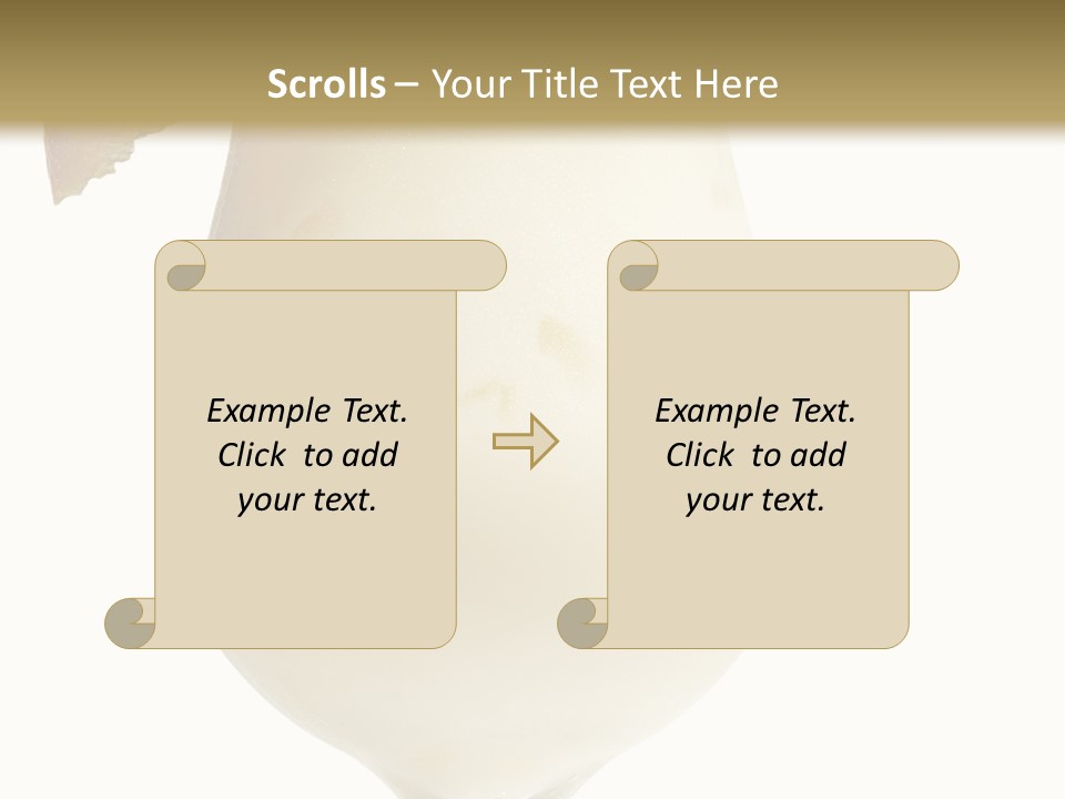 Pina Colada - Cocktail With Cream, Pineapple Juice And Rum. Isolated On White Background PowerPoint Template