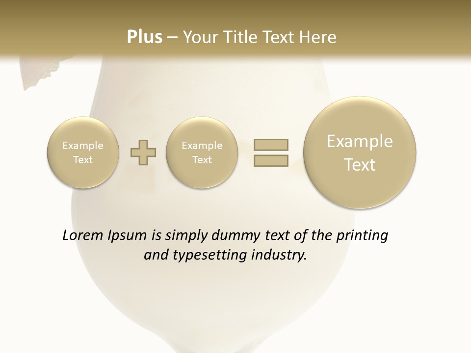Pina Colada - Cocktail With Cream, Pineapple Juice And Rum. Isolated On White Background PowerPoint Template