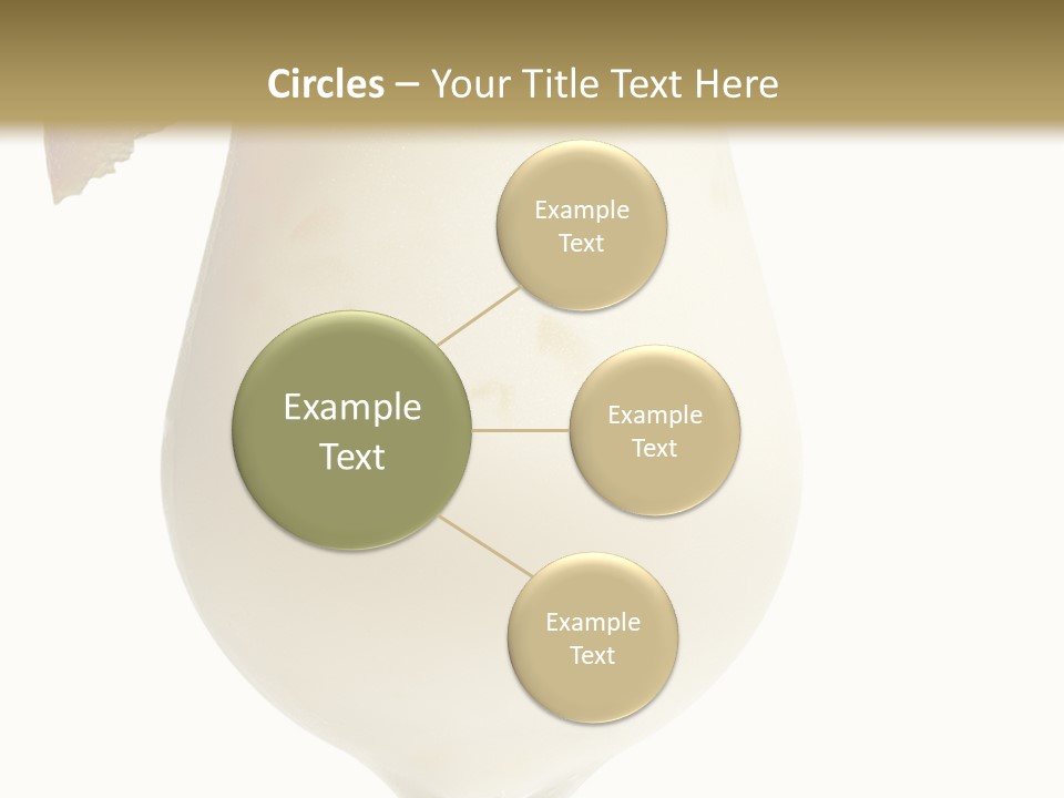 Pina Colada - Cocktail With Cream, Pineapple Juice And Rum. Isolated On White Background PowerPoint Template